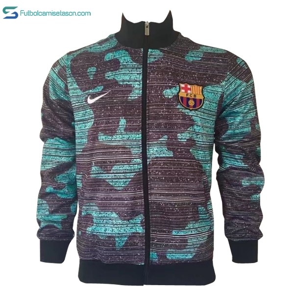 Chaqueta Barcelona 2017/18 Azul Verde